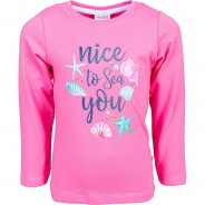 Preisvergleich für Oberteile: Langarmshirt  pink Gr. 104/110 Mädchen Kleinkinder