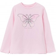 Preisvergleich für Oberteile: Langarmshirt  pink Gr. 128 Mädchen Kinder