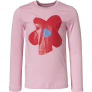 Preisvergleich für Oberteile: Langarmshirt  pink Gr. 140 Mädchen Kinder