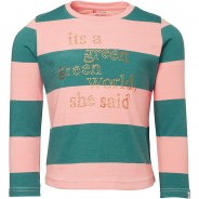 Preisvergleich für Oberteile: Langarmshirt  rosa/grün Gr. 104 Mädchen Kleinkinder