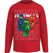 Preisvergleich für Oberteile: Langarmshirt  rot Gr. 110 Jungen Kleinkinder