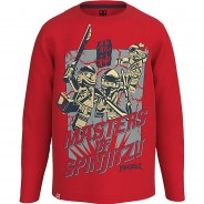 Preisvergleich für Oberteile: Langarmshirt  rot Gr. 128 Jungen Kinder