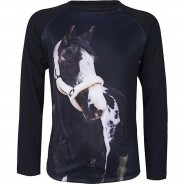 Preisvergleich für Oberteile: Langarmshirt  schwarz Gr. 140 Mädchen Kinder