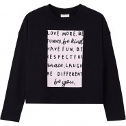 Preisvergleich für Oberteile: Langarmshirt  schwarz Gr. 164 Mädchen Kinder