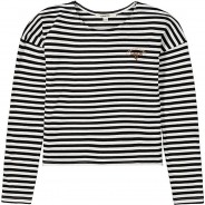 Preisvergleich für Oberteile: Langarmshirt  schwarz/weiß Gr. 152/158 Mädchen Kinder