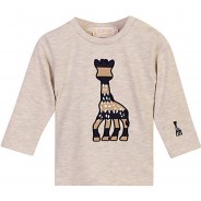 Preisvergleich für Oberteile: Langarmshirt Sophie la Girafe Pullover  weiß Gr. 68 Jungen Kinder