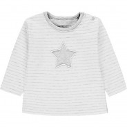 Preisvergleich für Oberteile: Langarmshirt Sweet Star Langarmshirts Kinder grau Gr. 80  Kinder