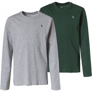 Preisvergleich für Oberteile: Langarmshirt TOMIE  grün Gr. 164 Jungen Kinder