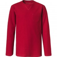 Preisvergleich für Oberteile: Langarmshirt UNITO  rot Gr. 170 Jungen Kinder