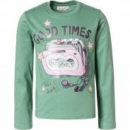 Preisvergleich für Oberteile: Langarmshirt  von ZAB kids grün Gr. 164/170 Mädchen Kinder
