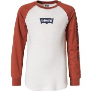 Preisvergleich für Oberteile: Langarmshirt WAFFLE  rot/weiß Gr. 128 Jungen Kinder
