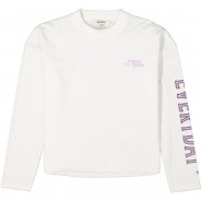 Preisvergleich für Oberteile: Langarmshirt  weiß Gr. 128/134 Mädchen Kinder