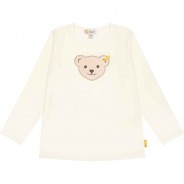 Preisvergleich für Oberteile: Langarmshirt  weiß/beige Gr. 104 Mädchen Kleinkinder