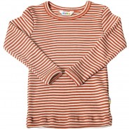 Preisvergleich für Oberteile: Langarmshirt Wolle/Seide Langarmshirts Kinder rot Gr. 80  Kleinkinder