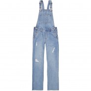 Preisvergleich für Hosen: Latzhose  blue denim Gr. 158 Mädchen Kinder