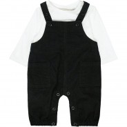 Preisvergleich für Hosen: Latzhose  grau Gr. 62 Jungen Baby