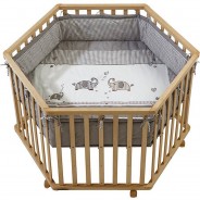 Preisvergleich für Babyzimmer: roba Laufgitter 6-eckig Jumbo Twins