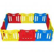 Preisvergleich für Laufställe: Laufgitter Playpen Vivid, 219 cm x 147 cm x 63 cm bunt