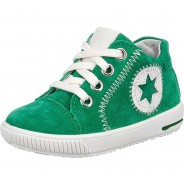 Preisvergleich für Schuhe: Lauflernschuhe MOPPY WMS Weite M4  grün Gr. 21 Jungen Kleinkinder