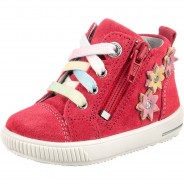 Preisvergleich für Schuhe: Lauflernschuhe MOPPY WMS Weite M4  rot-kombi Gr. 26 Mädchen Kleinkinder
