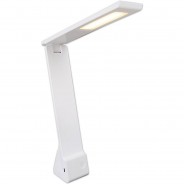 Preisvergleich für Deko & Lampen: "LED Akku-Schreibtischleuchte ""Ulf"", H46cm" weiß