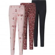 Preisvergleich für Hosen: Leggings 3er Pack  von ZAB kids weiß-kombi Gr. 140/146 Mädchen Kinder