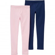 Preisvergleich für Hosen: Leggings Doppelpack  blau-kombi Gr. 128 Mädchen Kinder