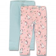 Preisvergleich für Hosen: Leggings Doppelpack , Organic Cotton altrosa Gr. 128 Mädchen Kinder