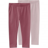 Preisvergleich für Hosen: Leggings NMFVIVIAN Doppelpack  dunkelrot Gr. 98 Mädchen Kleinkinder