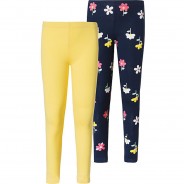 Preisvergleich für Hosen: Leggings Regular fit Doppelpack  von Blue Seven blau-kombi Gr. 104/110 Mädchen Kleinkinder