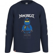Preisvergleich für Oberteile: LEGO Ninjago Kinder Langarmshirt dunkelblau Gr. 152