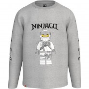 Preisvergleich für Oberteile: LEGO Ninjago Kinder Langarmshirt grau Gr. 140