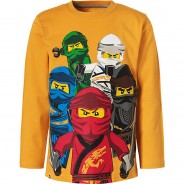Preisvergleich für Oberteile: LEGO Ninjago Langarmshirt  gelb Gr. 152/158 Jungen Kinder