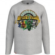 Preisvergleich für Oberteile: LEGO Ninjago Langarmshirt  grau Gr. 116 Jungen Kinder