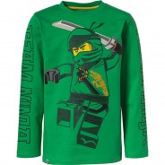 Preisvergleich für Oberteile: LEGO Ninjago Langarmshirt  grün Gr. 104/110 Jungen Kleinkinder