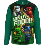 Preisvergleich für Oberteile: LEGO Ninjago Langarmshirt  grün Gr. 140 Jungen Kinder