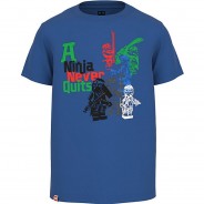 Preisvergleich für Oberteile: LEGO Ninjago T-Shirt  blau Gr. 134 Jungen Kinder