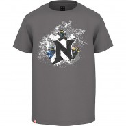 Preisvergleich für Oberteile: LEGO Ninjago T-Shirt  grau Gr. 128 Jungen Kinder
