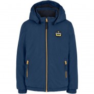 Preisvergleich für Jacken & Outdoorkleidung: LEGO Ninjago Winterjacke LWJEBEL  blau Gr. 116 Jungen Kinder