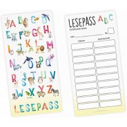 Preisvergleich für Schulbedarf: Lesepass Alphabet Lesezeichen zum lesen üben Grundschule 10-100 Stück Lesezeichen bunt