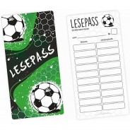 Preisvergleich für Schulbedarf: Lesepass Fußball Lesezeichen zum lesen üben Grundschule 10-100 Stück Lesezeichen bunt