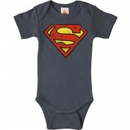 Preisvergleich für Strampler & Spieler: Logoshirt Body grau Gr. 98/104 Jungen Kinder