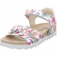 Preisvergleich für Schuhe: Mädchen Sandalen Schuhe Dollys Sandale Kinderschuhe Glattleder geblümt Sandalen weiß Gr. 37 Mädchen Kinder