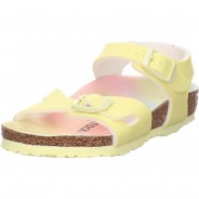Preisvergleich für Schuhe: Mädchen Sandalen Schuhe Rio Sandale Kinderschuhe Synthetik uni Sandalen gelb Gr. 27 Mädchen Kinder