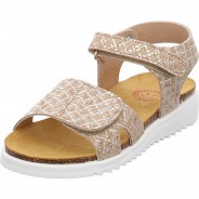 Preisvergleich für Schuhe: Mädchen Sandalen Schuhe Sandale Kinderschuhe Synthetik gemustert Sandalen silber Gr. 31 Mädchen Kinder