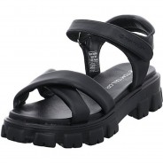 Preisvergleich für Schuhe: Mädchen Sandalen Schuhe Sandale Kinderschuhe Synthetikkombination uni Sandalen schwarz Gr. 37 Mädchen Kinder