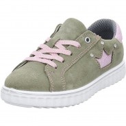 Preisvergleich für Schuhe: Mädchen Sneaker Schuhe Milli Schnürschuh Kinderschuhe Veloursleder gemustert Halbschuhe grün Gr. 28 Mädchen Kinder