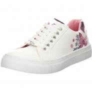 Preisvergleich für Schuhe: Mädchen Schnürhalbschuhe Sneaker Kinderschuhe Synthetikkombination gemustert Halbschuhe weiß Gr. 34 Mädchen Kinder