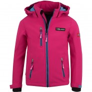 Preisvergleich für Jacken & Outdoorkleidung: Softshelljacke Preikestolen Softshelljacken pink/blau Gr. 92