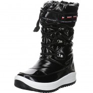 Preisvergleich für Schuhe: Mädchen Stiefel Schuhe Snow Boots Kinderschuhe Synthetikkombination uni Stiefel schwarz Gr. 36 Mädchen Kinder